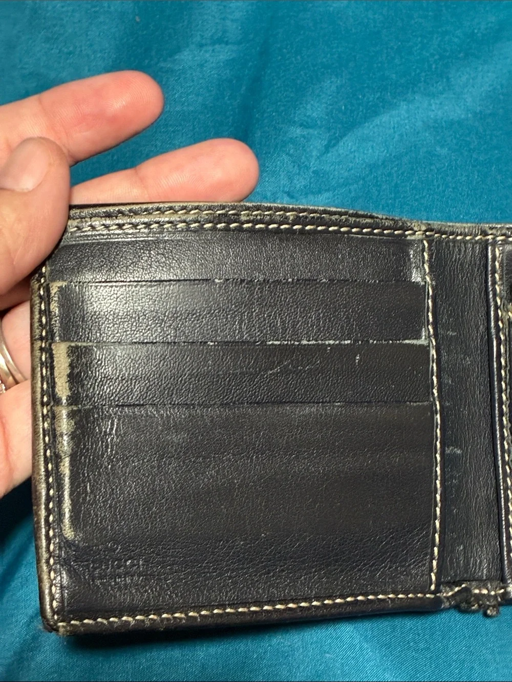 Gucci Vintage Mens Wallet Damaged